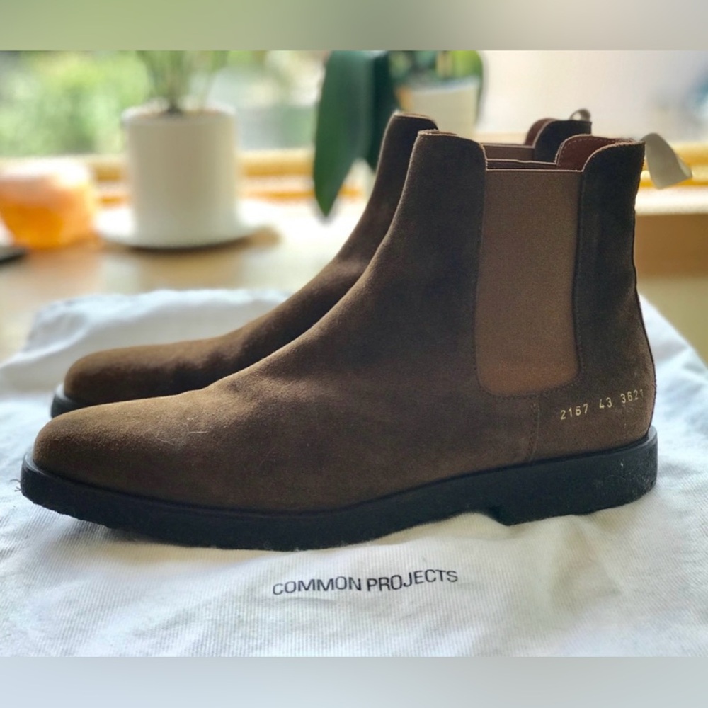 Common Projects Suede Chelsea Boot